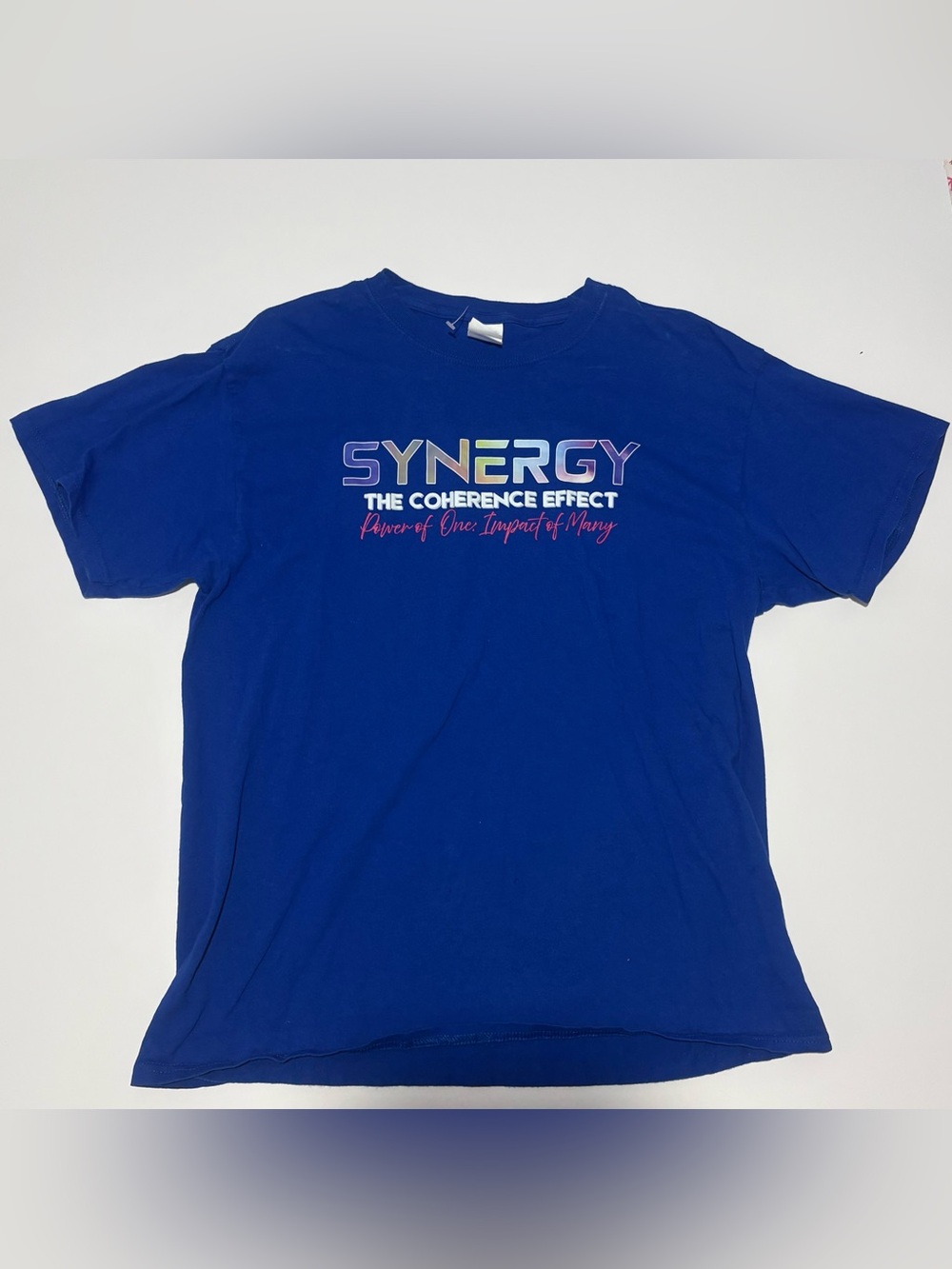 Port and Company Men's Royal Blue SYNERGY Graphic Tee